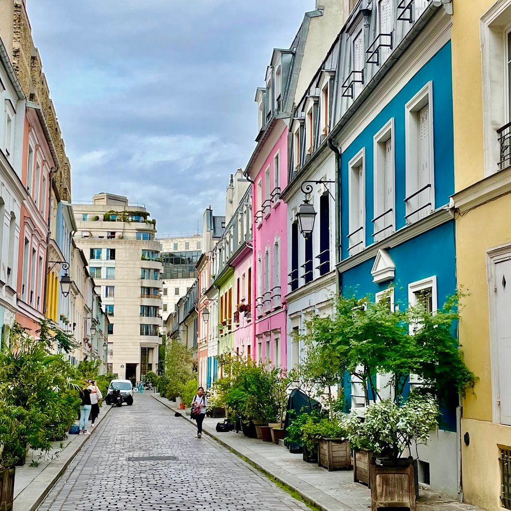 Maisons colorées de la rue Crémieux 2